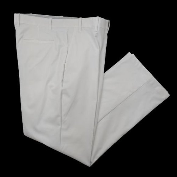 Callaway Pants Callaway White 4x32 White Flat Front Performance